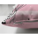 - Печать - Realhomes Çift Taraflı Balonlu Kız Desenli Dijital Baskılı Özel Tasarım Modern Süet Yastık Kırlent Kılıfı Realhomes