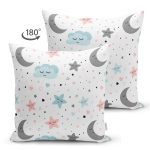 Çift Taraflı Uyku Odası Temalı Dijital Baskılı Özel Tasarım Modern Süet Yastık Kırlent Kılıfı Realhomes