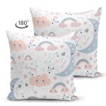 - Web - Realhomes Çift Taraflı Uyku Odası Temalı Dijital Baskılı Özel Tasarım Modern Süet Yastık Kırlent Kılıfı Realhomes