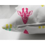 - Suet-K1254-Gorsel-2 - Realhomes Çift Taraflı Renkli Zürafa Motifli Dijital Baskılı Özel Tasarım Modern Süet Yastık Kırlent Kılıfı Realhomes