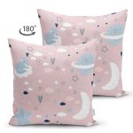 - Web - Realhomes Çift Taraflı Uyku Odası Temalı Dijital Baskılı Özel Tasarım Modern Süet Yastık Kırlent Kılıfı Realhomes