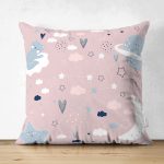 - Web - Realhomes Çift Taraflı Uyku Odası Temalı Dijital Baskılı Özel Tasarım Modern Süet Yastık Kırlent Kılıfı Realhomes