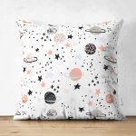 - tmp1000-1 - Realhomes Çift Taraflı Gezegen Desenli Çocuk Odası Dijital Baskılı Özel Tasarım Modern Süet Yastık Kırlent Kılıfı Realhomes