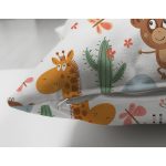 - Suet-K1265-Gorsel-2 - Realhomes Çift Taraflı Sevimli Orman Hayvanları Desenli Dijital Baskılı Özel Tasarım Modern Süet Yastık Kırlent Kılıfı Realhomes