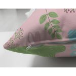 - Cute easter seamless pattern with flat handdrawn rabbits, colorful eggs, flowers and leafs. Spring mood. Easter bunny. Great for fabric, textile, wrapping paper, scrapbooking. Vector Illustration - Realhomes Çift Taraflı Sevimli Rengarenk Tavşanlar Desenli Dijital Baskılı Özel Tasarım Modern Süet Yastık Kırlent Kılıfı Realhomes