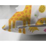 - Seamless pattern wild animals in jungle. Kids vector - Realhomes Çift Taraflı Sevimli Orman Hayvanları Desenli Dijital Baskılı Özel Tasarım Modern Süet Yastık Kırlent Kılıfı Realhomes