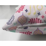 Çift Taraflı Pembe Pelikan Ve Çiçek Desenli Dijital Baskılı Özel Tasarım Modern Süet Yastık Kırlent Kılıfı Realhomes