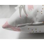 Çift Taraflı Sevimli Unicorn Temalı Dijital Baskılı Özel Tasarım Modern Süet Yastık Kırlent Kılıfı Realhomes