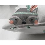 - Печать - Realhomes Çift Taraflı Sevimli Orman Hayvanları Motifli Dijital Baskılı Özel Tasarım Modern Süet Yastık Kırlent Kılıfı Realhomes