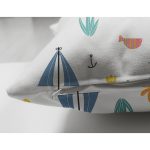 - Mobile - Realhomes Çift Taraflı Denizci Temalı Bebek Desenli Dijital Baskılı Özel Tasarım Modern Süet Yastık Kırlent Kılıfı Realhomes