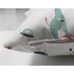 Çift Taraflı Uzayda Hayvanlar Temalı Dijital Baskılı Özel Tasarım Modern Süet Yastık Kırlent Kılıfı Realhomes