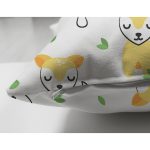 Çift Taraflı Uyuyan Köpek Desenli Dijital Baskılı Özel Tasarım Modern Süet Yastık Kırlent Kılıfı Realhomes