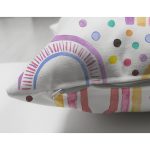 - Suet-K1296-Gorsel-2 - Realhomes Çift Taraflı Suluboya Gökkuşağı Temalı Dijital Baskılı Özel Tasarım Modern Süet Yastık Kırlent Kılıfı Realhomes