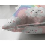 - Suet-K1303-Gorsel-2 - Realhomes Çift Taraflı Gökkuşağı Ve Bulut Motifli Dijital Baskılı Özel Tasarım Modern Süet Yastık Kırlent Kılıfı Realhomes
