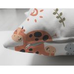 Çift Taraflı Sevimli İnek Desenli Dijital Baskılı Özel Tasarım Modern Süet Yastık Kırlent Kılıfı Realhomes