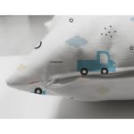 - Mobile - Realhomes Çift Taraflı Rengarenk Araba Ve Bisiklet Motifli Dijital Baskılı Özel Tasarım Modern Süet Yastık Kırlent Kılıfı Realhomes