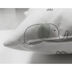 - Mobile - Realhomes Çift Taraflı Çocuk Odası Fil Motifli Dijital Baskılı Özel Tasarım Modern Süet Yastık Kırlent Kılıfı Realhomes