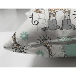 - Suet-K1336-Gorsel-2 - Realhomes Çift Taraflı Sevimli Zürafa Ve Maymun Desenli Dijital Baskılı Özel Tasarım Modern Süet Yastık Kırlent Kılıfı Realhomes