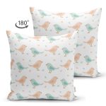- Suet-K1345-Gorsel-1 - Realhomes Çift Taraflı Kuş Ve Kalp Motifli Dijital Baskılı Özel Tasarım Modern Süet Yastık Kırlent Kılıfı Realhomes
