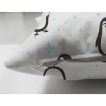 - Suet-K1349-Gorsel-2 - Realhomes Çift Taraflı Çocuk Odası Sevimli Penguen Temalı Dijital Baskılı Özel Tasarım Modern Süet Yastık Kırlent Kılıfı Realhomes