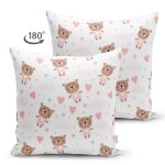 - Suet-K1360-Gorsel-1 - Realhomes Çift Taraflı Sevimli Ayıcık Motifli Dijital Baskılı Özel Tasarım Modern Süet Yastık Kırlent Kılıfı Realhomes