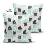 - Suet-K1362-Gorsel-1 - Realhomes Çift Taraflı Kaktüs Motifli Dijital Baskılı Özel Tasarım Modern Süet Yastık Kırlent Kılıfı Realhomes