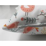 - Print - Realhomes Çift Taraflı Kuş Ve Tavuk Tasarımlı Dijital Baskılı Özel Tasarım Modern Süet Yastık Kırlent Kılıfı Realhomes