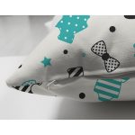 - Suet-K1366-Gorsel-2 - Realhomes Çift Taraflı Bebek Kıyafetleri Desenli Dijital Baskılı Özel Tasarım Modern Süet Yastık Kırlent Kılıfı Realhomes