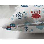 - Печать - Realhomes Çift Taraflı Denizci Temalı Çocuk Odası Dijital Baskılı Özel Tasarım Modern Süet Yastık Kırlent Kılıfı Realhomes