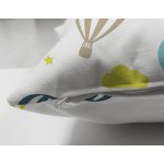 - Suet-K1376-Gorsel-2 - Realhomes Çift Taraflı Uçan Balon Temalı Dijital Baskılı Özel Tasarım Modern Süet Yastık Kırlent Kılıfı Realhomes