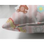 - полосфонбесшов - Realhomes Çift Taraflı Sevimli Ayıcık Ve Tavşan Motifli Dijital Baskılı Özel Tasarım Modern Süet Yastık Kırlent Kılıfı Realhomes