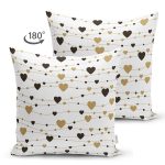 - Suet-K1389-Gorsel-1 - Realhomes Çift Taraflı Kalp Desenli Dijital Baskılı Özel Tasarım Modern Süet Yastık Kırlent Kılıfı Realhomes