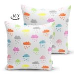 - Suet-K1417-Gorsel-1 - Realhomes Çift Taraflı Rengarenk Bulutlar Desenli Dijital Baskılı Özel Tasarım Modern Süet Yastık Kırlent Kılıfı Realhomes