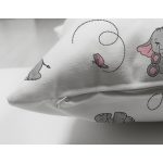 Çift Taraflı Fil Ve Pembe Kelebek Motifli Dijital Baskılı Özel Tasarım Modern Süet Yastık Kırlent Kılıfı Realhomes