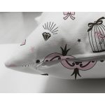 - seamless pattern - Realhomes Çift Taraflı Şato Balkabağı Temalı Dijital Baskılı Özel Tasarım Modern Süet Yastık Kırlent Kılıfı Realhomes