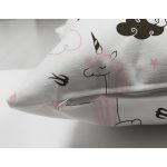 - seamless pattern - Realhomes Çift Taraflı Unicorn Desenli Dijital Baskılı Özel Tasarım Modern Süet Yastık Kırlent Kılıfı Realhomes