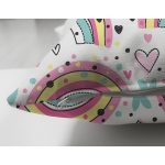 - Print - Realhomes Çift Taraflı Gökkuşağı Temalı Dijital Baskılı Özel Tasarım Modern Süet Yastık Kırlent Kılıfı Realhomes