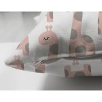 - Печать - Realhomes Çift Taraflı Sevimli Zürafa Temalı Dijital Baskılı Özel Tasarım Modern Süet Yastık Kırlent Kılıfı Realhomes