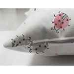 - Suet-K1468-Gorsel-2 - Realhomes Çift Taraflı Sevimli Uğurböceği Motifli Dijital Baskılı Özel Tasarım Modern Süet Yastık Kırlent Kılıfı Realhomes