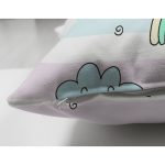 - Печать - Realhomes Çift Taraflı Unicorn Ve Gökkuşağı Desenli Dijital Baskılı Özel Tasarım Modern Süet Yastık Kırlent Kılıfı Realhomes