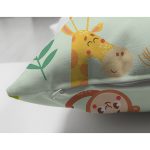 - Print - Realhomes Çift Taraflı Sevimli Orman Hayvanları Desenli Dijital Baskılı Özel Tasarım Modern Süet Yastık Kırlent Kılıfı Realhomes