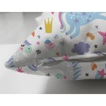 - Suet-K1483-Gorsel-2 - Realhomes Çift Taraflı Unicorn Ve Gökkuşağı Temalı Dijital Baskılı Özel Tasarım Modern Süet Yastık Kırlent Kılıfı Realhomes