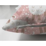 - shutter square - Realhomes Çift Taraflı Pembe Zeminde Koyun Desenli Dijital Baskılı Özel Tasarım Modern Süet Yastık Kırlent Kılıfı Realhomes