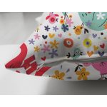 - Basic RGB - Realhomes Çift Taraflı Rengarenk Fil Desenli Dijital Baskılı Özel Tasarım Modern Süet Yastık Kırlent Kılıfı Realhomes