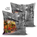 - Suet-K1507-Gorsel-1 - Realhomes Çift Taraflı Çiçekçi Dükkanı Desenli Dijital Baskılı Dekoratif Modern Süet Yastık Kırlent Kılıfı Realhomes