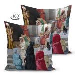 - Suet-K1521-Gorsel-1 - Realhomes Çift Taraflı Osmanlı Temalı Tasarım Dijital Baskılı Dekoratif Modern Süet Yastık Kırlent Kılıfı Realhomes