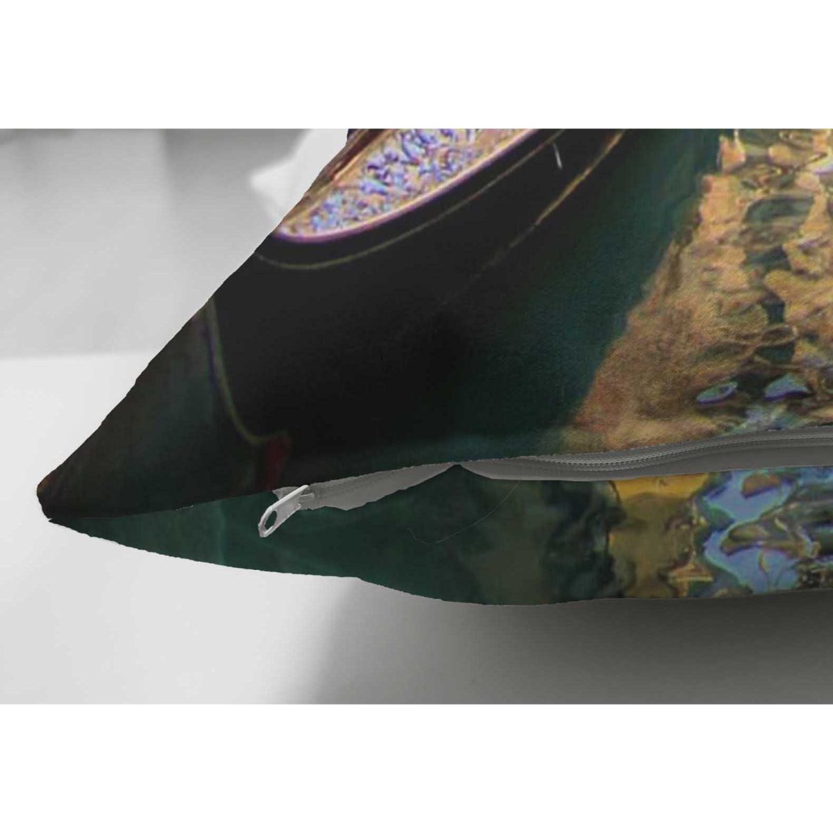 Çift Taraflı Venedik Motifli Dijital Baskılı Dekoratif Modern Süet Yastık Kırlent Kılıfı Realhomes