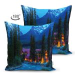 - Suet-K1539-Gorsel-1 - Realhomes Çift Taraflı Dağ Evi Tasarımlı Dijital Baskılı Dekoratif Modern Süet Yastık Kırlent Kılıfı Realhomes