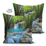 - Suet-K1547-Gorsel-1 - Realhomes Çift Taraflı Şelale Manzaralı Tasarım Dijital Baskılı Dekoratif Modern Süet Yastık Kırlent Kılıfı Realhomes