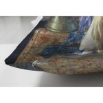 - Suet-K1585-Gorsel-2 - Realhomes Çift Taraflı Osmanlı Temalı Kadınlar Yağlı Boya Dijital Baskılı Dekoratif Modern Süet Yastık Kırlent Kılıfı Realhomes